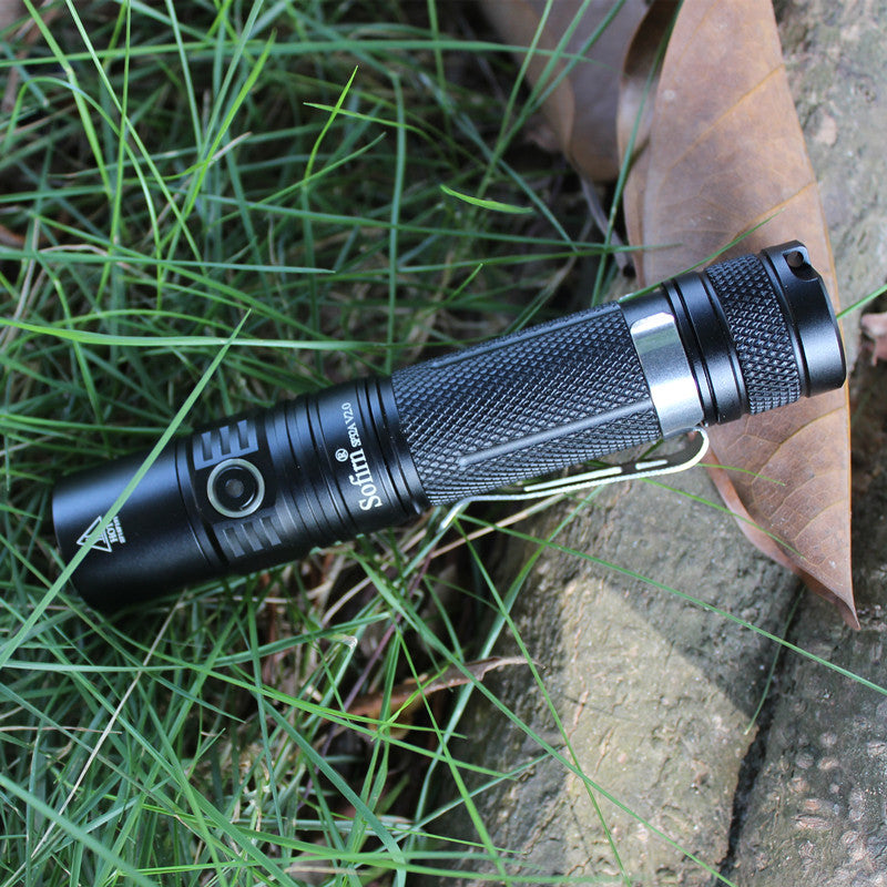 Sofirn New SP32A V2.0 Powerful LED Flashlight 18650 High Power 1300lm XPL2 Torch Light 2 Groups With Ramping Indicator Lamp