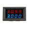 3pcs RIDEN 0-33V 0-3A Four Bit Voltage Current Meter DC Double Digital LED Display Voltmeter