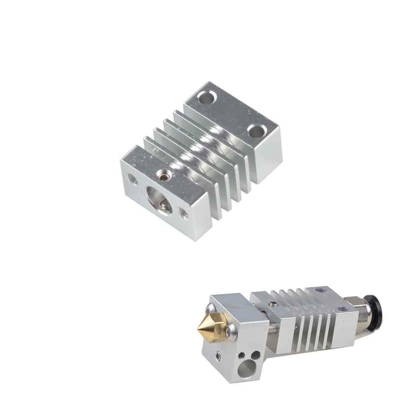 4.1MM Through Hole Heatsink  Aluminum Block for 3D Printer