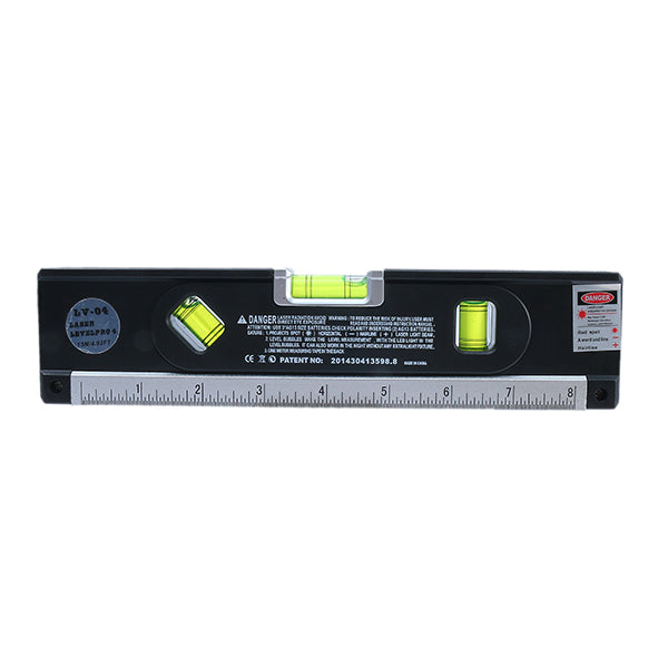 Loskii DX-012 Multipurpose Laser Level Horizontal Vertical Measure Tape Aligner Ruler With 3 Bubbles