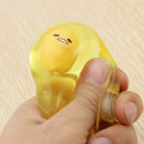 Squishy Lazy Egg Yolk Stress Reliever Toys Fun Gift Yellow Golden Color