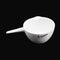 100ml Ceramic Crucible Basin Refractory Casserole Container Dish w/ Handle Flat Bottom Melting Casting Refining