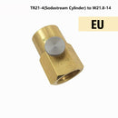 SodaStream Cylinder Refill Adapter + Bleed Valve + W21.8-14 /US CGA320 Connector