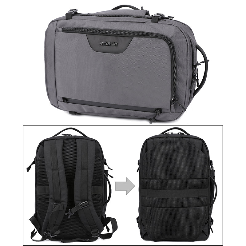 ARCTIC HUNTER B00187 15.6 Inch Large Capacity Laptop Backpack Mens Womens Waterproof Shoulder Bag Business Laptop Bag Casual Travel Backpack