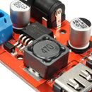 10Pcs DC-DC 9V/12V/24V/36V To 5V Dual USB Buck Module Vehicle Charging Solar 3A Voltage Regulator