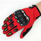 Outdoor Tactical Gloves Full Finger Glove Slip Resistant Gloves For Cycling Camping Hunting-Black Blue Red