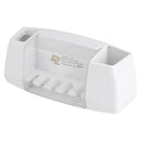 4 Toothbrush Holder Set Wall Mount Stand Home Bathroom Toilet Automatic Toothpaste Dispenser
