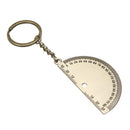 Keychain 180 Degree Vernier Caliper Ruler Angle Ruler
