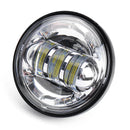 2Pcs 4" 30W 1500LM 6000K 10-32V IP67 Motorcycle LED Headlights Flood Fog Passing Lights