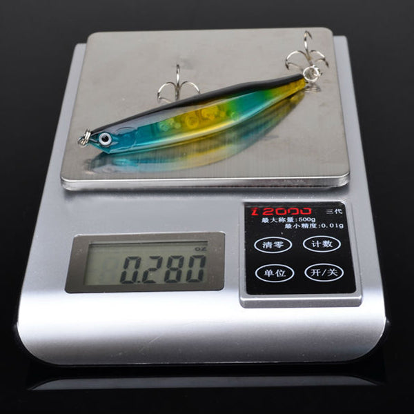 Proberos 8 PCs 9cm Pencil Fishing Lure Hard Lure Bait with 6