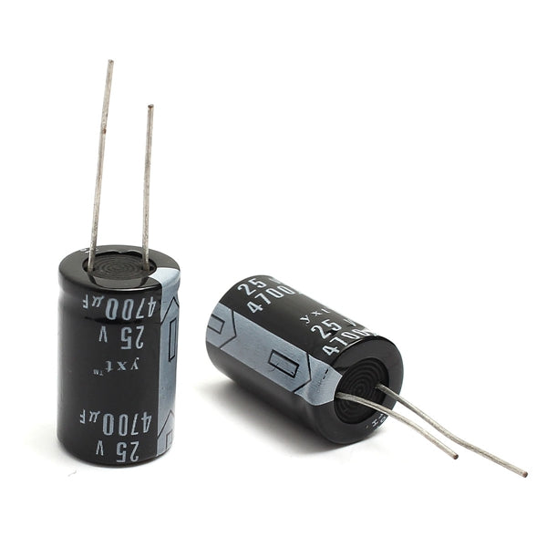 10Pcs 4700uF 25V 105C Electrolytic Capacitor 16x25mm