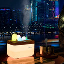 Novelty Mini Remote Control LED Humidifier Night Light Oil Aroma Diffuser Aromatherapy Air Mist Purifier