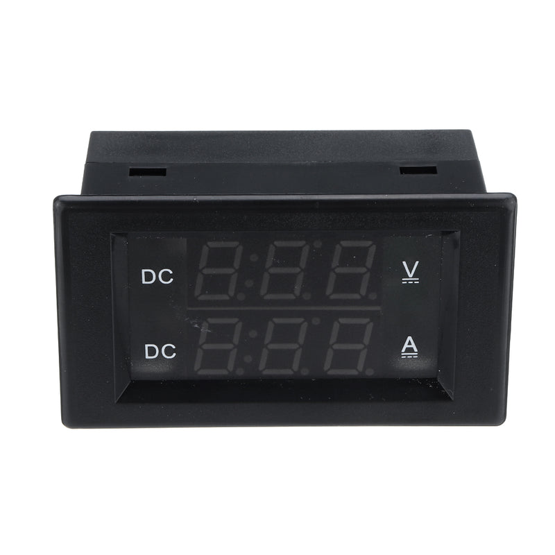 DC 300V 50A Digital Voltmeter Ammeter DC VOLT AMP Tester Gauge With Red and Green Led No Shunt With Back Cover 0.39 "LED