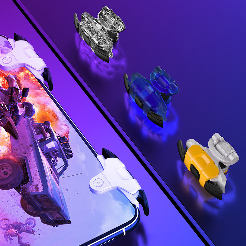 Bakeey Plating PUBG Mobile Game Controller Gamepad Trigger Aim Button Shooter Joystick with Airdrop Packaging Box for iPhone iOS Android Mobile Phone