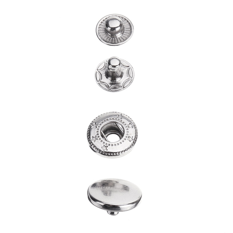 12.5MM Metal Press Stud Snap Button Popper Fasteners for Leather Clothes Repair