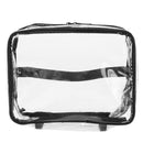 Large Clear Zipper Cosmetic Plastic Make-up Bag Storage Case Travel Portable