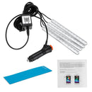 DC12V 4 in 1 RGB Smart APP bluetooth Control Car Interior Atmosphere Footwell LED Strip Light