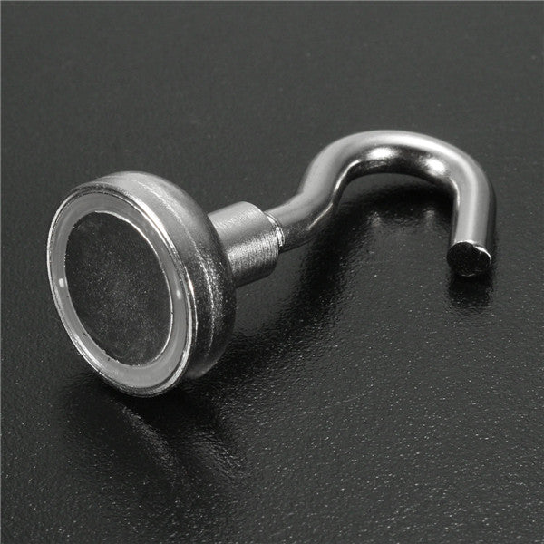 5pcs N52 16x35mm Magnetic Strong Hook Pot Magnet Neodymium Magnet Salvage Tool