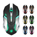 HXSJ M10 Wireless 2.4GHz Gaming Mouse Ergonomic Colors Backlight Gaming Mouse 2400DPI Mice