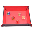 Dice Tray PU Tabletop RPG Foldable Dice Holder Storage Box For DnD Board Games