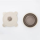 Jordan&Judy 1Pcs Folding Cup Silicone Lunch Box Meal Bowl Food Container Camping Picnic