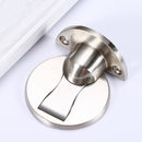 Heavy Duty Zinc Alloy Magnetic Door Stopper Hidden Floor Mount Door Catch Free Punching Door Holder w/ 3M Sticker