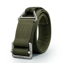 120cm x 3.8cm AWMN Adjustable Tactical Belt  Lightweight Nylon Waistband Waist Belt For Man Women Camping Hunting casual Belt