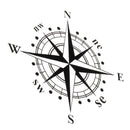Car Compass Sticker 15/30cm Optional PVC Sticker Car Stickers