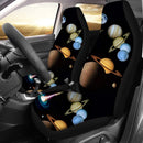 Car Front Seat Covers Fabric Cases Protector Universal Fit For Sedan SUVs