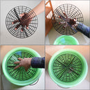 Plastic Car Wash Grit Guard Insert Washboard Water Bucket Filter Scratch Dirt Preventing Tool
