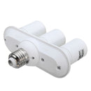 3 in 1 E27 E26 to E27 LED Light Bulb Socket Splitter Adapter Lamp Holder