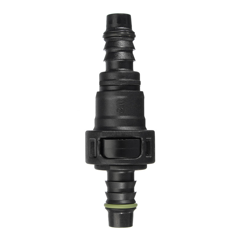11.8mm SAE 3/8 Inch 10mm Nylon Fuel Hose Joiner Quick Release Disconnect Hub Hose Connector