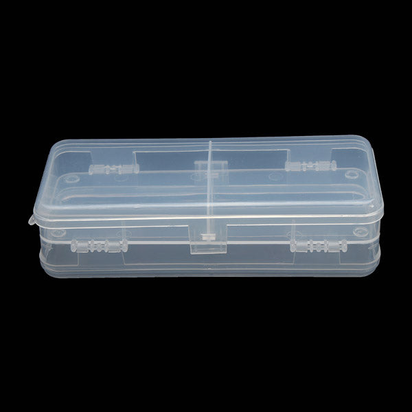 Multifunctional Transparent Plastic Fishing Tackle Box Fishing Lure Hooks Storage Box