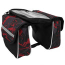 High Capacity 600D Polyester Touch Screen Phones Convenient Bicycle Front Frame Bag Mountain Bike Bag