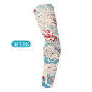 Ice Silk Sunscreen Arm Sleeves Printing Outdoor Riding Flower Arm Tattoo Arm Fishing Sleeve