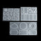 3PCS DIY Pendant Epoxy Mold Set Jewelry Pendant Mould Craft