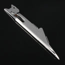 Tie Fast Knot Tying Tool Fly Fish Fishing Line Tyer With Hook Eye Cleaner Silver