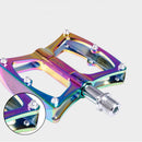 WHEEL UP LXK340-02 Colorful Aluminium Alloy Bearing Skidproof Bike Pedals Outdoor Cycling Bicycle Pedals Bicycle Accessories