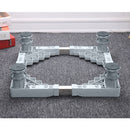 4 Foot Adjustable Refrigerator Undercarriage Bracket Stand Washing Machine Base