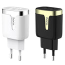 HOCO 2.1A Dual Ports Fast Charging EU USB Charger Adapter For iPhone X XS iPad Pocophone F1 Oneplus 7 HUAWEI XIAOMI MI9 S10 S10+