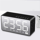 Bakeey Q31 Wireless bluetooth 5.0 Speaker LED Display Dual Alarm Clock FM Radio TF Card Stereo Speaker with Mic