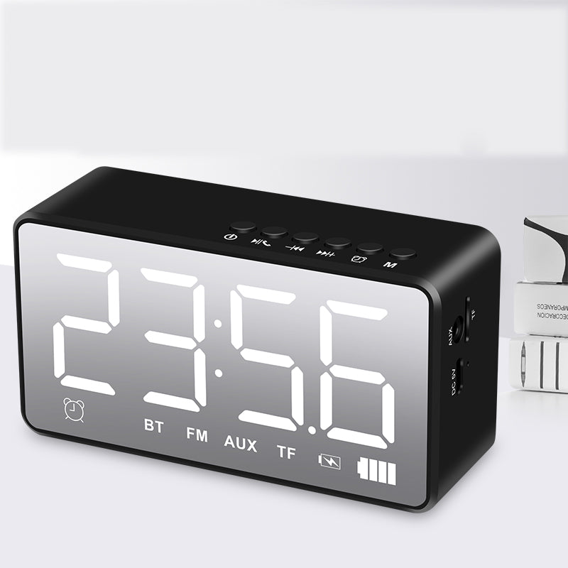 Bakeey Q31 Wireless bluetooth 5.0 Speaker LED Display Dual Alarm Clock FM Radio TF Card Stereo Speaker with Mic