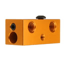 Double-Color Mixed Heating Block for V6 J-Head Extrusion 3D Printer Part