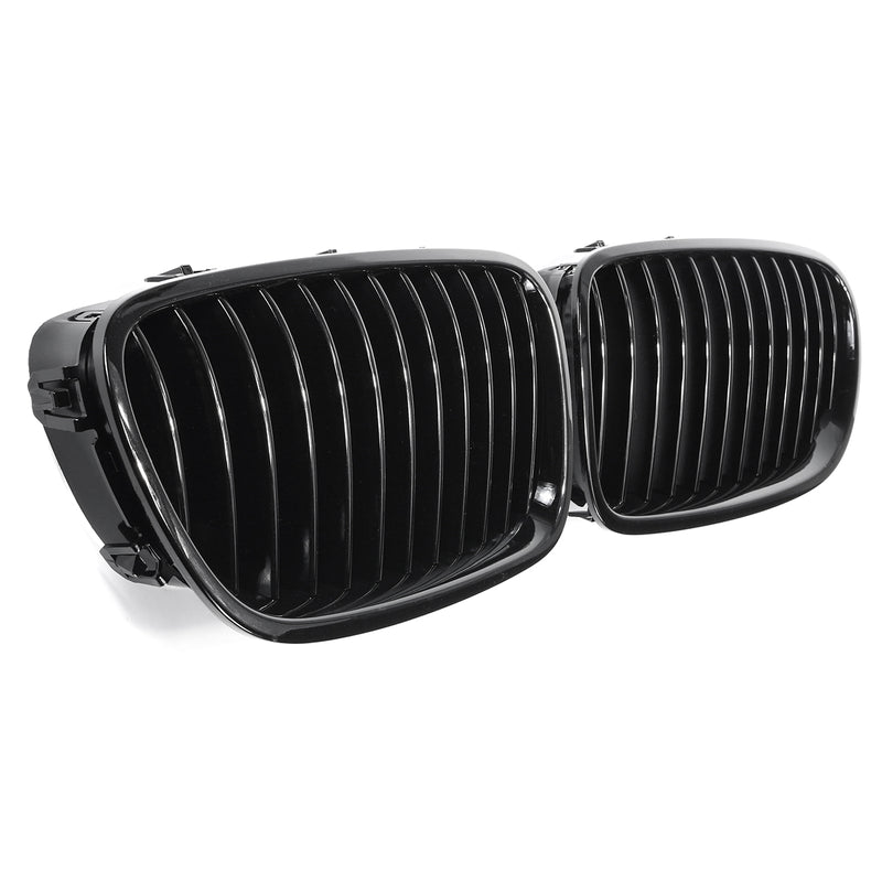 Gloss Black Front Grill Grille Kidney For BMW F18 F10 F11 5 Series 10-16