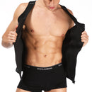 Men's Spandex Vest Sauna Fitness Body Shaper Control Hot Sweat Vest Tracksuit
