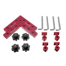 Drillpro 6pcs/set 120/140/160mm 90 Degree L-shaped Auxiliary Fixture Positioning Panel Fixing Clip Woodworking Clamping Tool