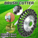 Diameter 150mm or 200mm  ID 25mm Steel Wire Wheel Brush High Carbon Steel Trimmer Head for Lawnmower