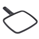 Makeup Mirror Black Square Handheld Toilet Table Cosmetic Looking-glass