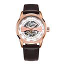 OCHSTIN 62002 Automatic Mechanical Watch Business Style Leather Strap Men Watches