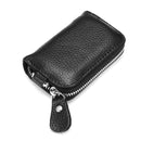Universal Car PU Leather Smart Remote Key Case Holder Bags Fob Black